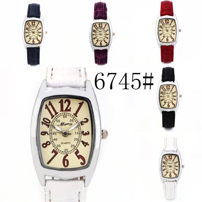 WJ-7782 الأزياء المعصم جلدية ساعة اليد للنساء هدية