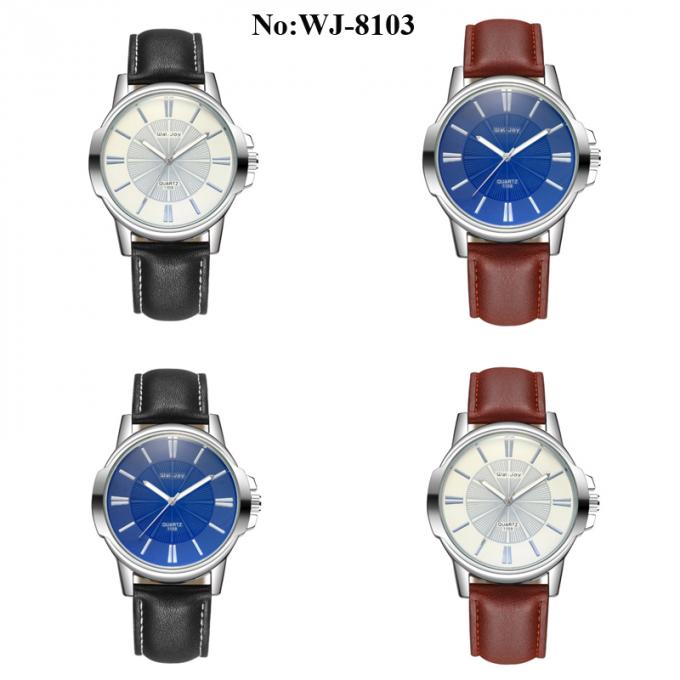 WJ-7972 جلد اصلي ساعة اليد للرجال