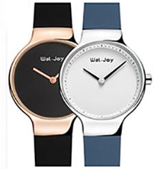WJ9007 العلامات التجارية الخاصة الساعات الفاخرة النساء النايلون OEM ووتش انخفاض موك عارضة للماء التقويم ساعة اليد شعار مخصص