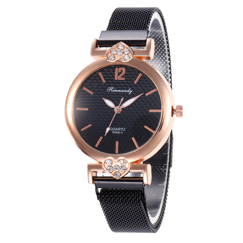 WJ-8566 2019 Newest Hotsale Lady Hand Health Alloy Case Magnetic Mesh Wrist Watch